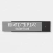 「モダン入らないでください」 サインプレート (正面)