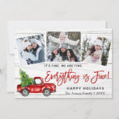 モダン全て素晴らしクリスマス3 Photo シーズンカード (正面)