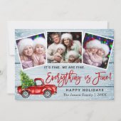 モダン全て素晴らしクリスマス3 Photo シーズンカード (正面)