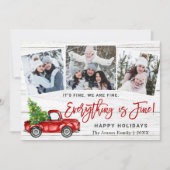 モダン全て素晴らしクリスマス3 Photo シーズンカード (正面)