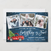 モダン全て素晴らしクリスマス3 Photo シーズンカード (正面)