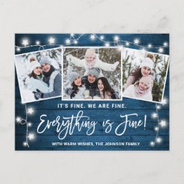 モダン全て素晴らしクリスマス3 Photo ポストカード