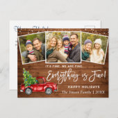 モダン全て素晴らしクリスマス3 Photo ポストカード (正面/裏面)