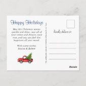 モダン全て素晴らしクリスマス3 Photo ポストカード (裏面)