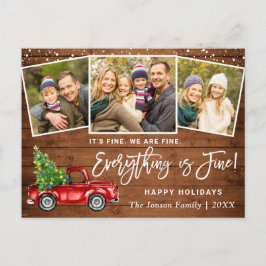 モダン全て素晴らしクリスマス3 Photo ポストカード