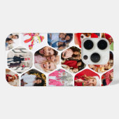 モダン六角形マルチフォトコラージュ Case-Mate iPhoneケース (裏面 (横))