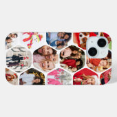 モダン六角形マルチフォトコラージュ Case-Mate iPhoneケース (裏面 (横))