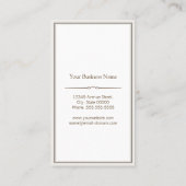 モダン内装スタイリッシュ木目 名刺 (裏面)