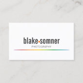 モダン写はっきりした真 名刺 (正面)