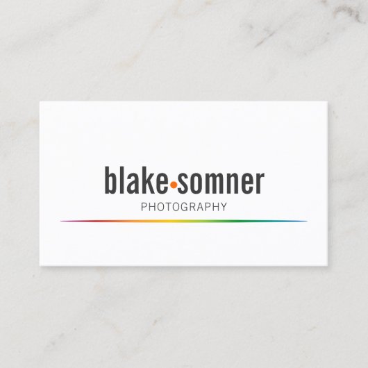 モダン写はっきりした真 名刺 (正面)