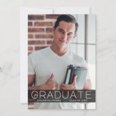 モダン写ミニマル真Bk研究発表カード 案内状 (正面)