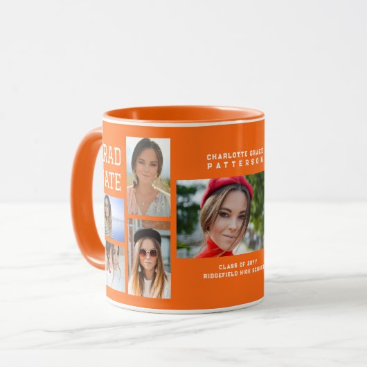 モダン写数々の真卒業生 マグカップ (正面左)