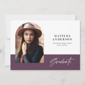 モダン写数々の真招待状 案内状 (正面)