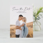 モダン写真のスクリプ結婚ト セーブザデート (スタンド正面)