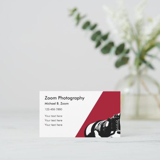 モダン写真の名刺 名刺 (スタンド正面)