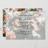 モダン写真ウェディング - 風景 招待状 (正面/裏面)