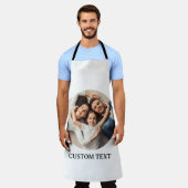 モダン写真カスタムシェフギフトかわいいギフト エプロン (着用した状態)