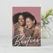 モダン写真ギフト サンキューカード (スタンド正面)