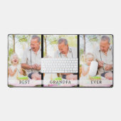 モダン写真コラージュ最高のおじいちゃん デスクマット (キーボード&マウス)