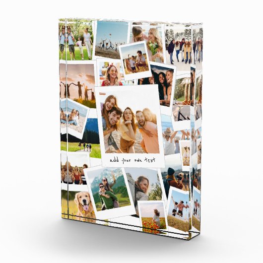 モダン写真スクラップブックコラージフォトブロック フォトブロック (右)