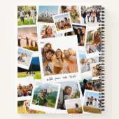 モダン写真スクラップブックフォトコラージュ ノートブック (裏面)