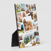 モダン写真スクラップブックフォトコラージュ フォトプラーク (側面)