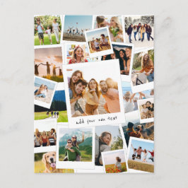 モダン写真スクラップブックフォトコラージュ ポストカード