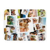 モダン写真スクラップブックフォトコラージュ マグネット (横)