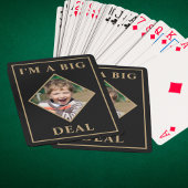 モダン写真パーソナライズされたKeepsake I'M A Big Dealy トランプ