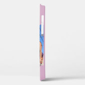 モダン写真モノグラム | ピンク Case-Mate iPhoneケース (裏面 / 左)