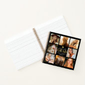 モダン写真卒業パーティーゲストブック ノートブック (内部)