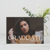 モダン写真卒業 招待状 (スタンド正面)