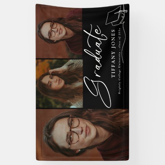 モダン写真卒業 横断幕 (縦)