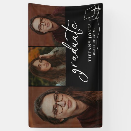 モダン写真卒業 横断幕 (縦)