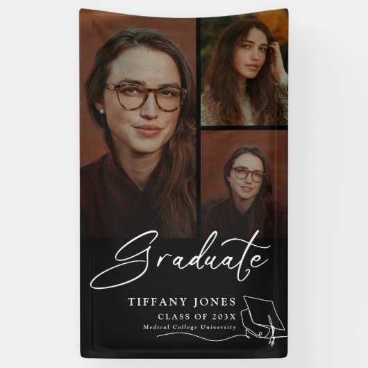 モダン写真卒業 横断幕 (縦)