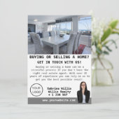 モダン写真実在不動産業者カスタム 招待状 (スタンド正面)