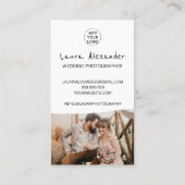 モダン写真家フローラ2 名刺 (裏面)