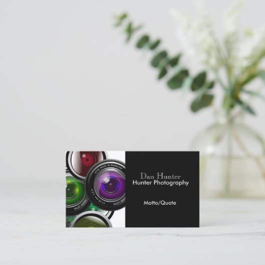 モダン写真家名刺 名刺 (スタンド正面)