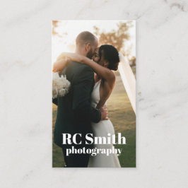 モダン写真家名刺 名刺