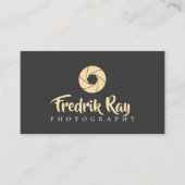 モダン写真家名刺 名刺 (正面)