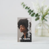 モダン写真家名刺 名刺 (スタンド正面)