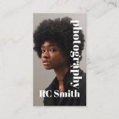 モダン写真家名刺 名刺 (正面)