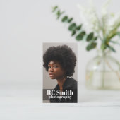 モダン写真家名刺 名刺 (スタンド正面)