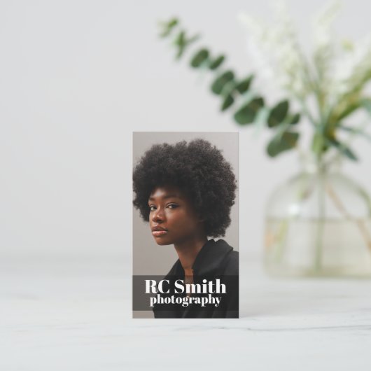 モダン写真家名刺 名刺 (スタンド正面)