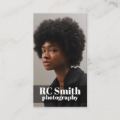 モダン写真家名刺 名刺 (正面)