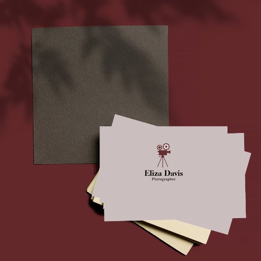 モダン写真家名刺 名刺