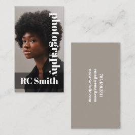 モダン写真家名刺 名刺