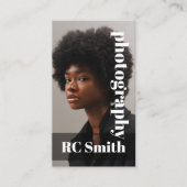 モダン写真家名刺 名刺 (正面)