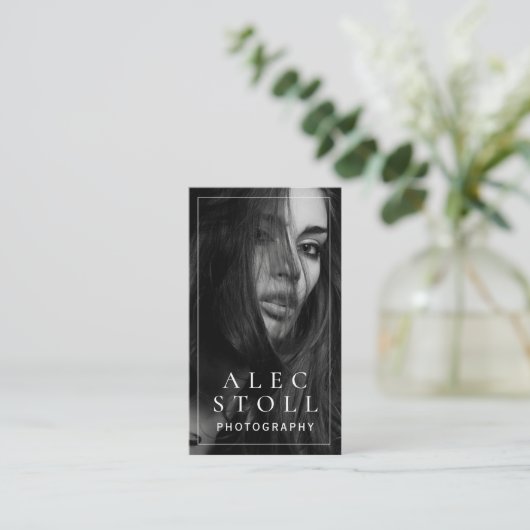 モダン写真家名刺 名刺 (スタンド正面)