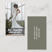 モダン写真家名刺 名刺 (正面/裏面)